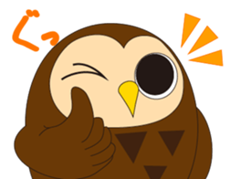 Fuku-kun sticker of Lucky Owl sticker #5064020
