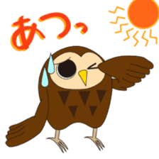 Fuku-kun sticker of Lucky Owl sticker #5064024