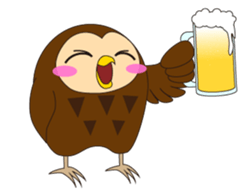 Fuku-kun sticker of Lucky Owl sticker #5064028