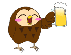 Fuku-kun sticker of Lucky Owl sticker #5064028