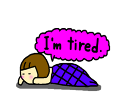 Bobbed hair seamaid"MARI" sticker #5064403