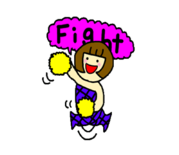 Bobbed hair seamaid"MARI" sticker #5064429