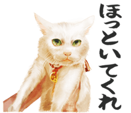 neko samurai Kyutaro&Tamanojyo sticker #5065165