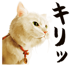 neko samurai Kyutaro&Tamanojyo sticker #5065168