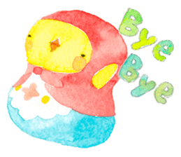 Little Bird Matryoshka Worldwide Edition sticker #5065404