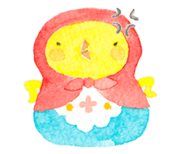Little Bird Matryoshka Worldwide Edition sticker #5065414