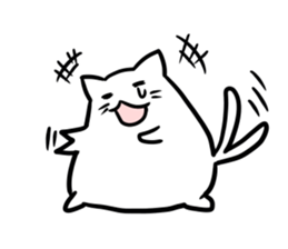 Glutinous rice cat's sticker #5065496