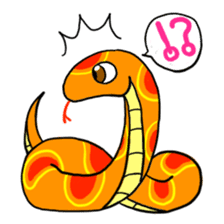 Cute? Snake Sticker sticker #5065750