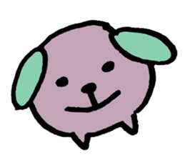 Head and leg person sticker #5066089