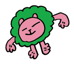 Head and leg person sticker #5066097