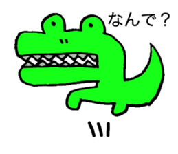 Head and leg person sticker #5066104