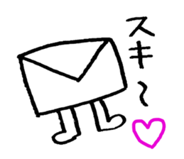 Head and leg person sticker #5066105