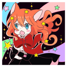A Magic Cat Girl sticker #5066154