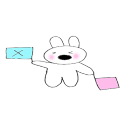 Nose big rabbit and Friends4 sticker #5066955