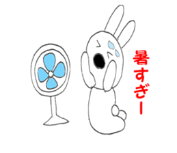 Nose big rabbit and Friends4 sticker #5066956