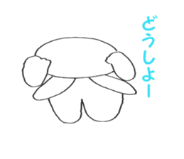 Nose big rabbit and Friends4 sticker #5066957