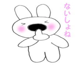 Nose big rabbit and Friends4 sticker #5066959