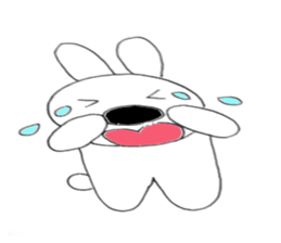 Nose big rabbit and Friends4 sticker #5066962