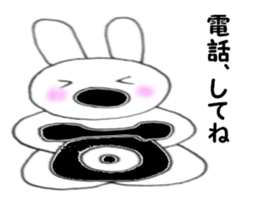 Nose big rabbit and Friends4 sticker #5066970