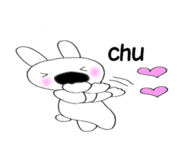 Nose big rabbit and Friends4 sticker #5066977