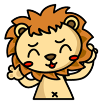Happy Lion's daily life sticker #5067603