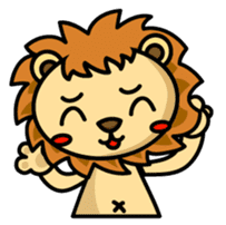 Happy Lion's daily life sticker #5067603
