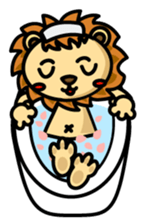 Happy Lion's daily life sticker #5067608