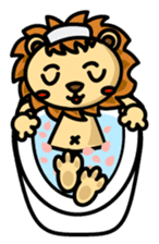 Happy Lion's daily life sticker #5067608