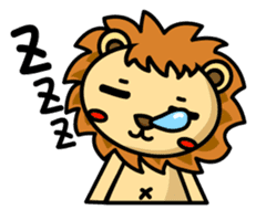 Happy Lion's daily life sticker #5067615