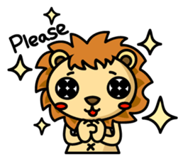 Happy Lion's daily life sticker #5067620