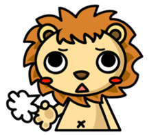 Happy Lion's daily life sticker #5067629