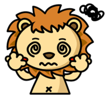 Happy Lion's daily life sticker #5067632