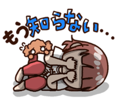 A bride and dog sticker #5067868