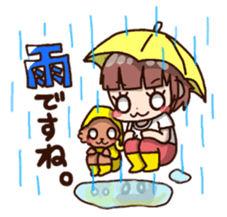 A bride and dog sticker #5067870