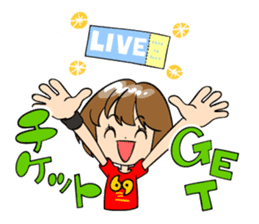 Let's go to the LIVE! feat. F. Yusuke sticker #5068542