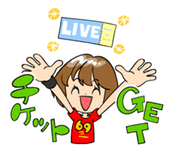 Let's go to the LIVE! feat. F. Yusuke sticker #5068542