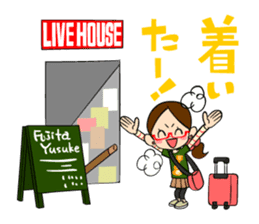 Let's go to the LIVE! feat. F. Yusuke sticker #5068571