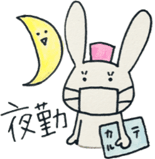 rabbit'snurse sticker #5068783