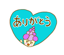 Iavender girl and lily of the valley sticker #5069311