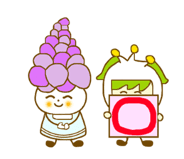 Iavender girl and lily of the valley sticker #5069316