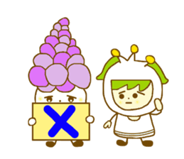 Iavender girl and lily of the valley sticker #5069317