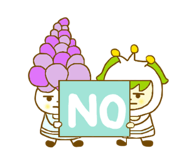 Iavender girl and lily of the valley sticker #5069325