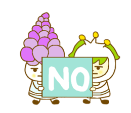 Iavender girl and lily of the valley sticker #5069325