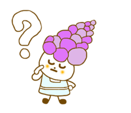 Iavender girl and lily of the valley sticker #5069329