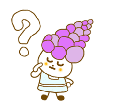 Iavender girl and lily of the valley sticker #5069329