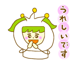 Iavender girl and lily of the valley sticker #5069330