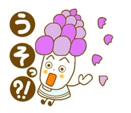 Iavender girl and lily of the valley sticker #5069341