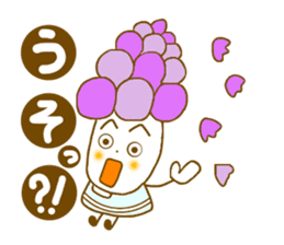 Iavender girl and lily of the valley sticker #5069341