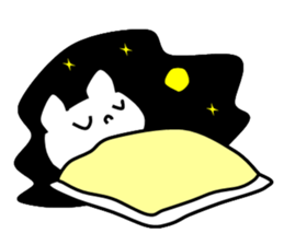 Pretty white dog sticker #5069583