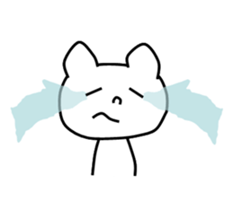 Pretty white dog sticker #5069602